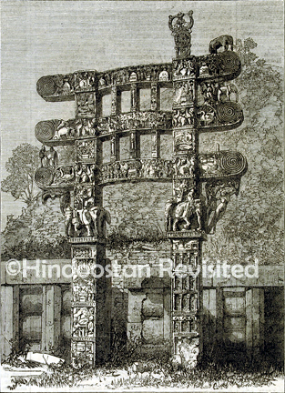 /data/Original Prints/Religious/EAST GATE OF THE GREAT TOPE OF SANCHI.jpg